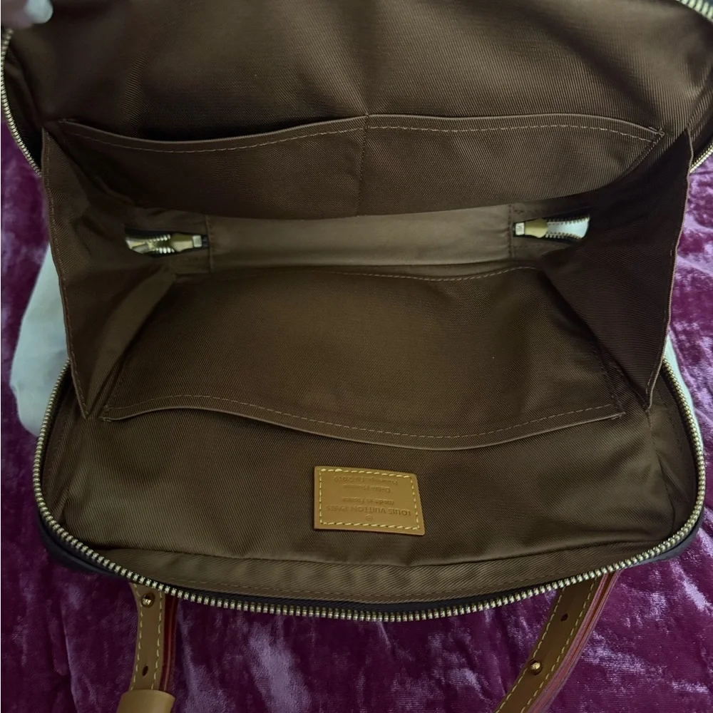 Monogram Shoulder Bag - Brown & Tan - Picture 4 of 5